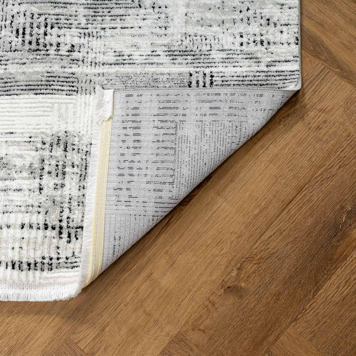 שטיח אטלס 07 שחור/לבן